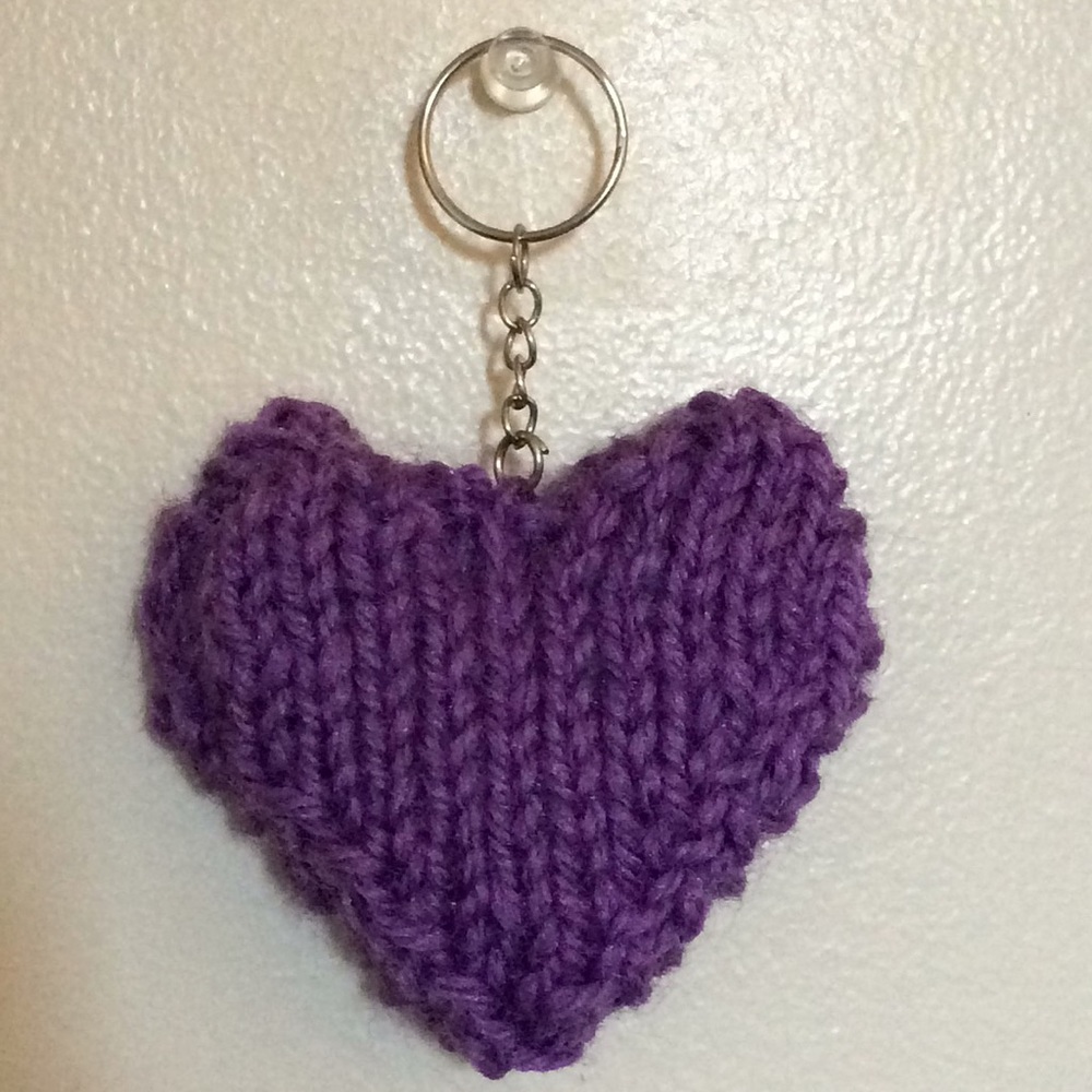 COPY - 💜 Heart Shaped Keychain 💜